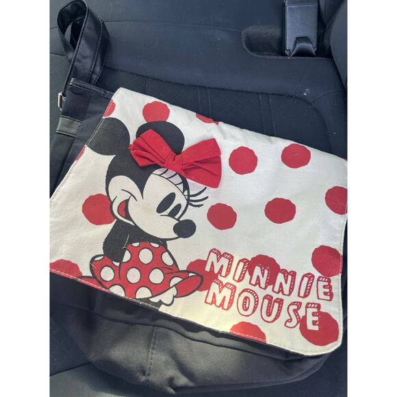 Disney Minnie Mouse Canvase Book Bag- Preowned - Picture 1 of 3